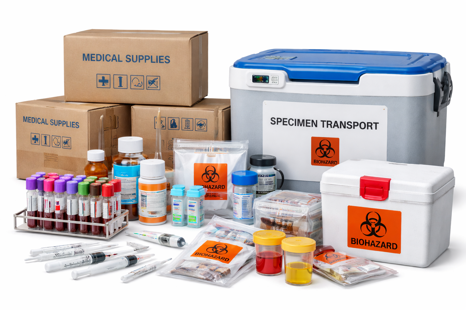 Professional medical courier service supporting healthcare facilities